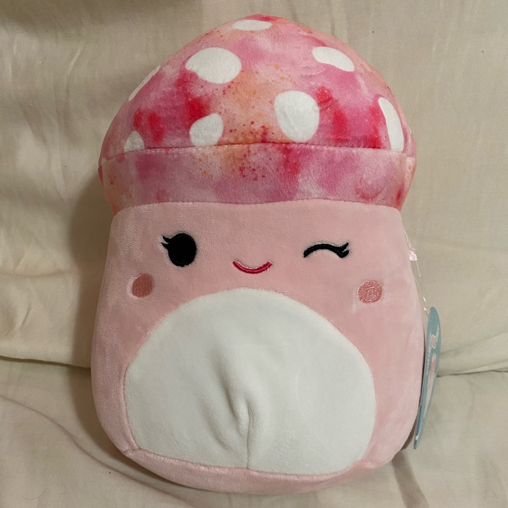 Molly Mushroom Squishmallow | Pink | Plushie | 8 inch